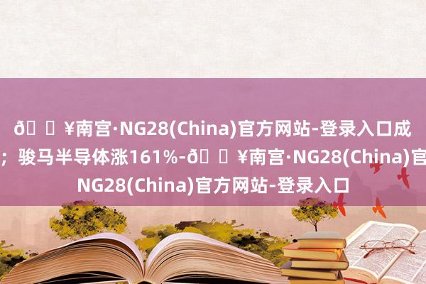 🔥南宫·NG28(China)官方网站-登录入口成交超2100万港元；骏马半导体涨161%-🔥南宫·NG28(China)官方网站-登录入口