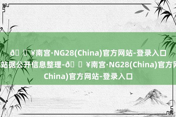 🔥南宫·NG28(China)官方网站-登录入口以上执看成本站据公开信息整理-🔥南宫·NG28(China)官方网站-登录入口