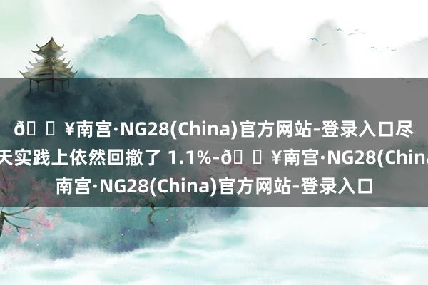 🔥南宫·NG28(China)官方网站-登录入口尽管这种金属的价钱今天实践上依然回撤了 1.1%-🔥南宫·NG28(China)官方网站-登录入口