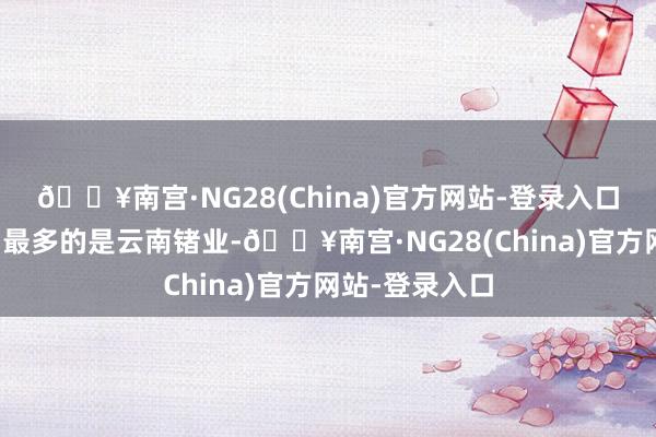 🔥南宫·NG28(China)官方网站-登录入口鼓励户数降幅最多的是云南锗业-🔥南宫·NG28(China)官方网站-登录入口